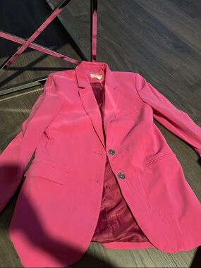 Michael Kors Bright Pink Tailored Blazer